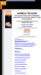 Mobile Screenshot of horeca-te-koop.1accesshost.com